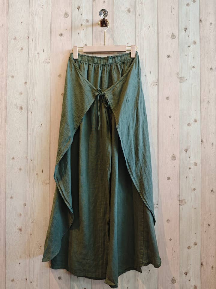 Linen & More - Venta al por mayor Pantalones - Mujer - REF 17452 PANTALON ESTILO PALEO LINO 100%