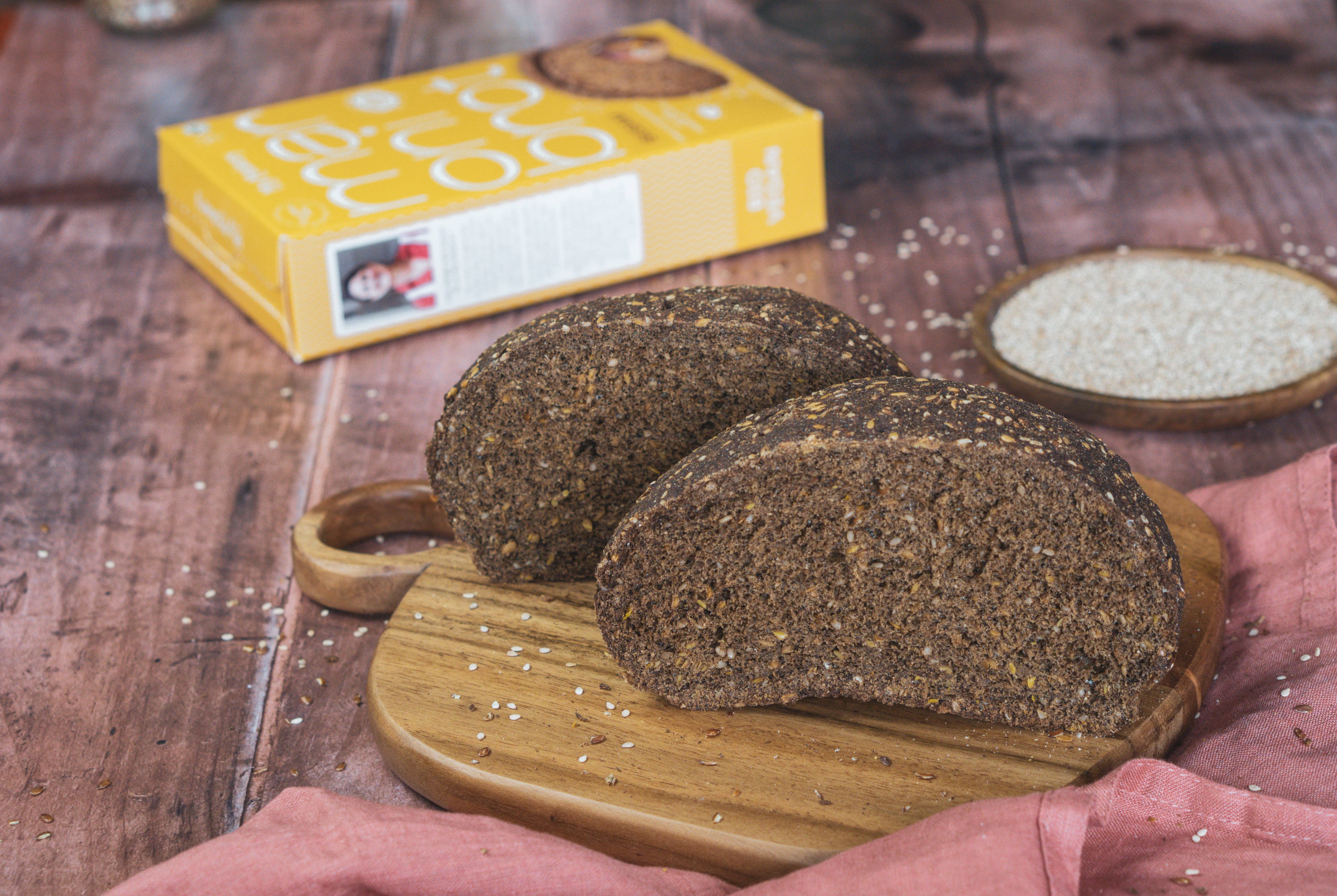 My Makery - Wholesale Bread Mix - organic chestnut bread baking mix sesame1