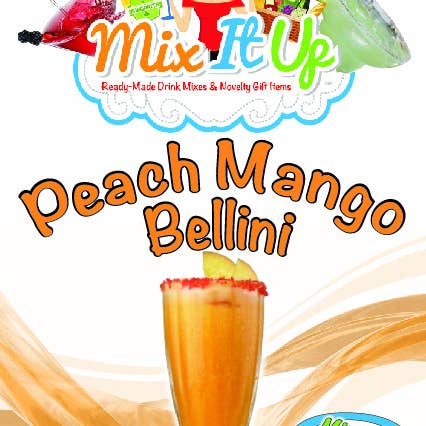 Mix It Up - Wholesale Cocktail Mix/Syrup - Peach Mango Bellini Wine / Cocktail Mix