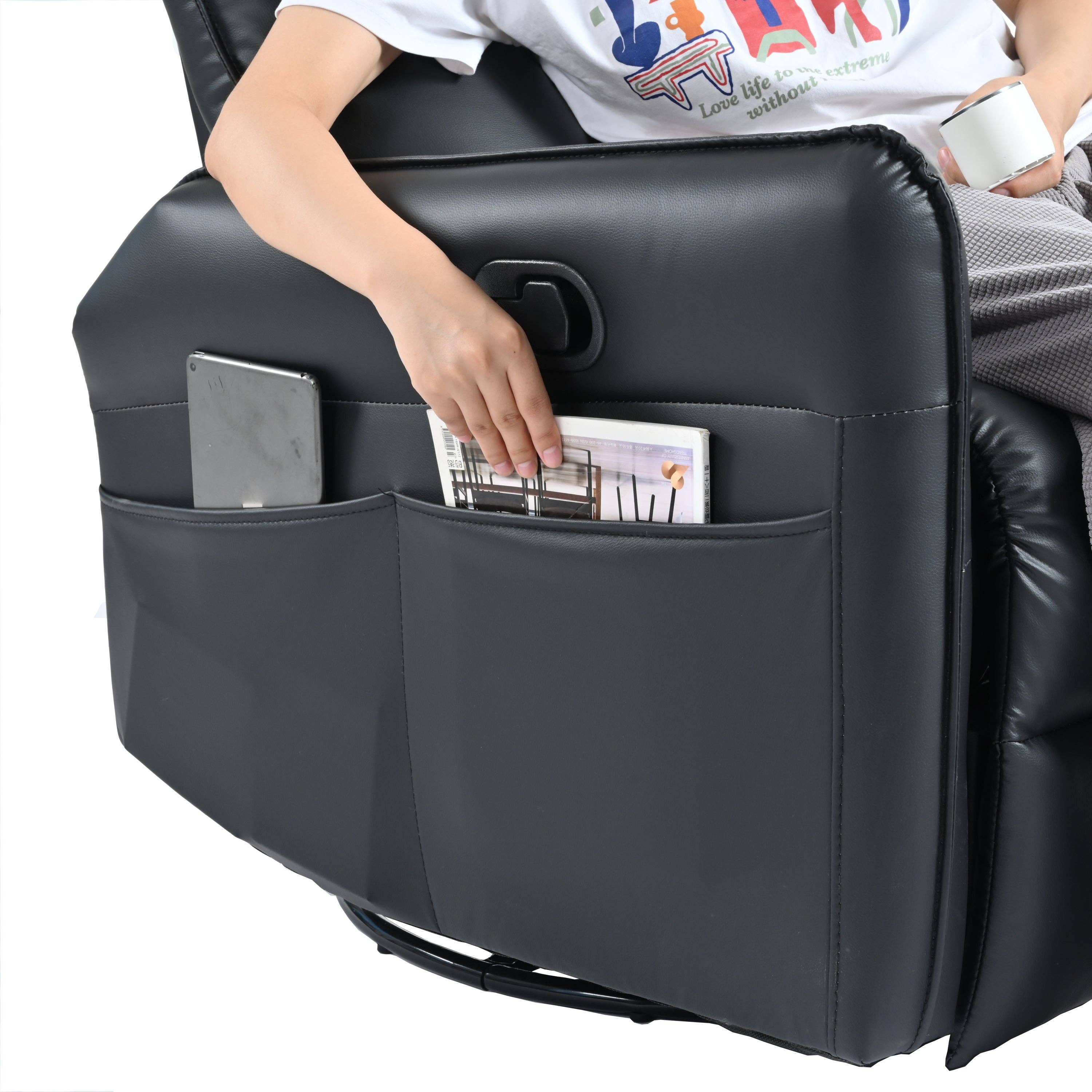 HOMYCASA DESIGN INC - Wholesale Rocking Chair - Rocking Recliner Chair, 360° Swivel Nursery Glider Chair11