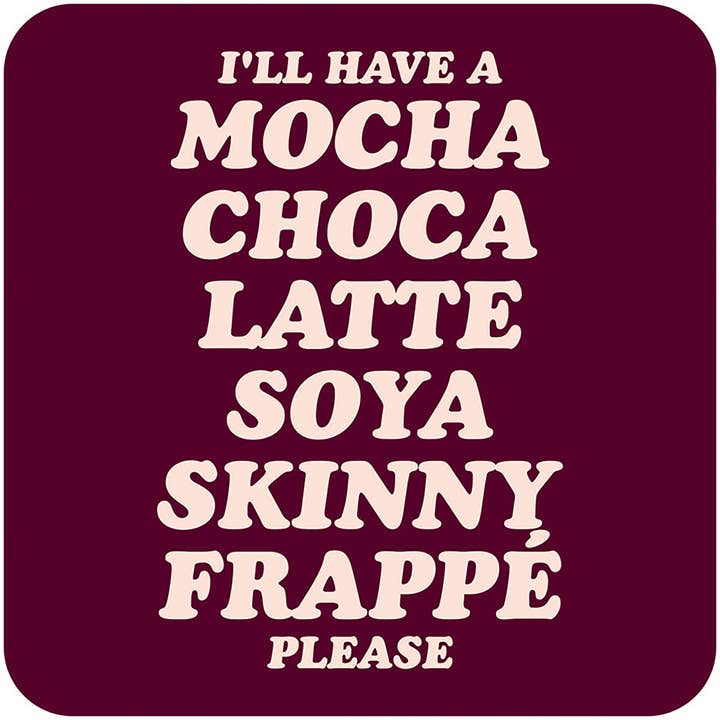 Dean Morris Cards – wholesale Underlägg – Mocha choca Latte Coaster