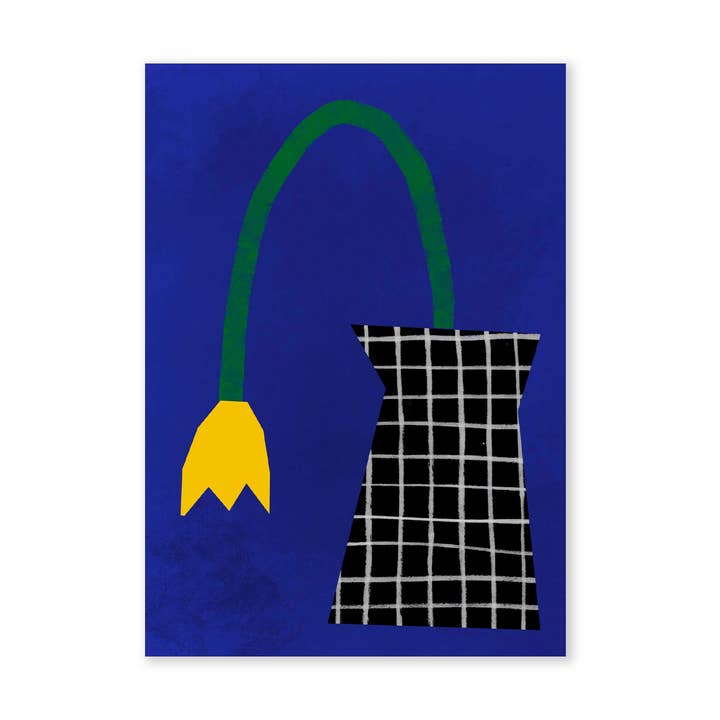 Sad Flower Card for wholesale by Molly Bland