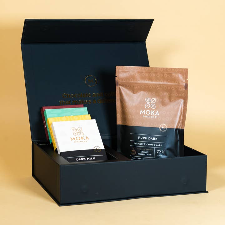Chocolate Lover's Gift Box Set for wholesale by Moka Origins