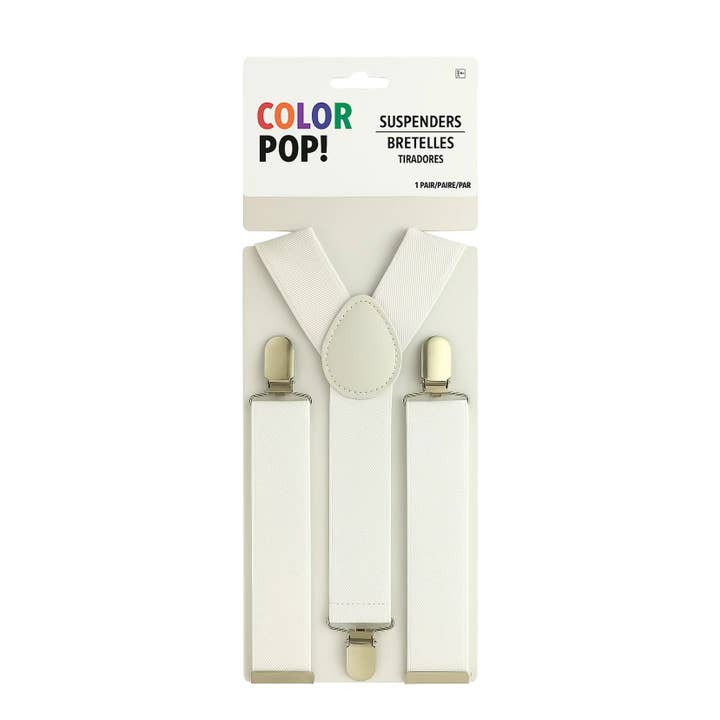 Suspensórios Brancos por atacado de KBW Global Corp.