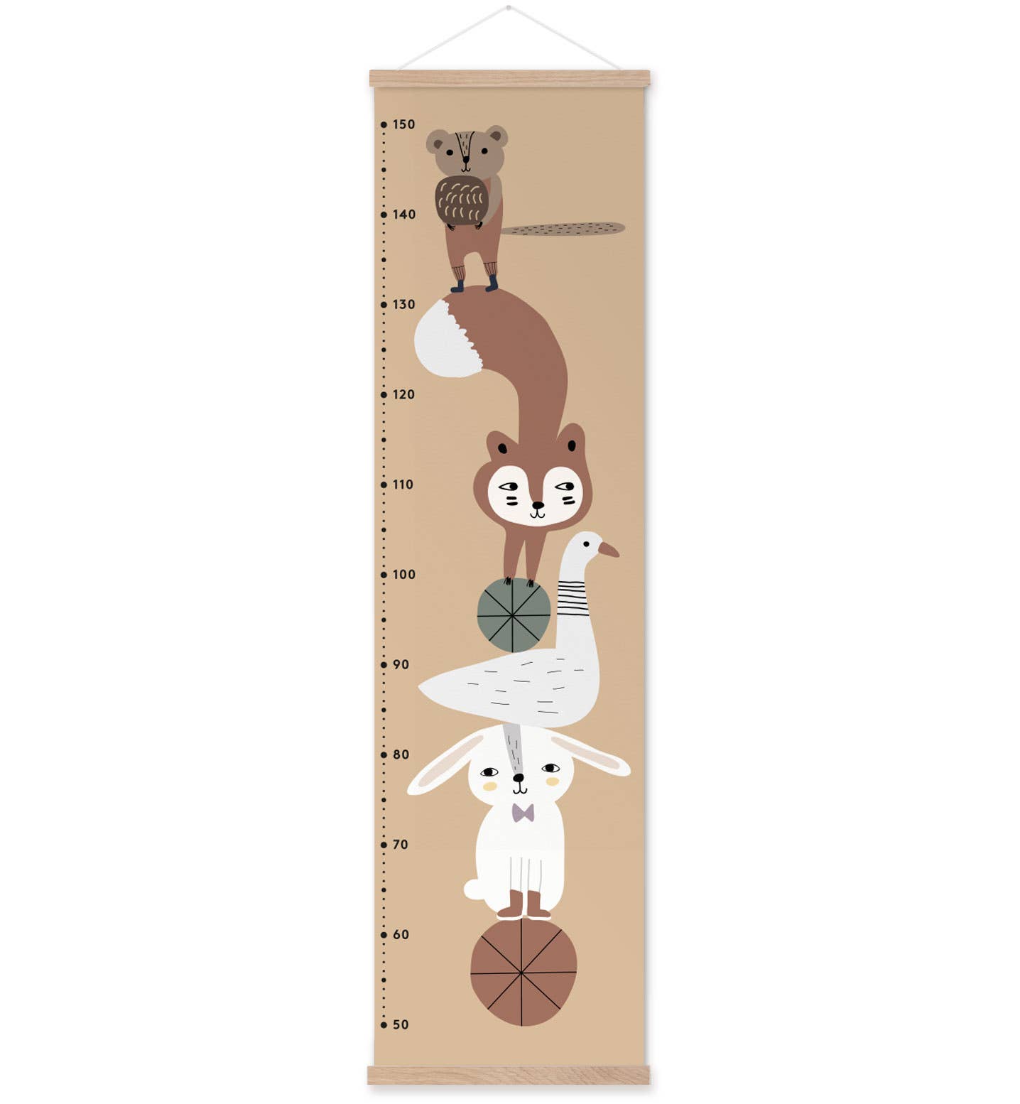 Little Otja - Wholesale Growth Chart - Kids & Baby - Animal Tower Growth Meter0