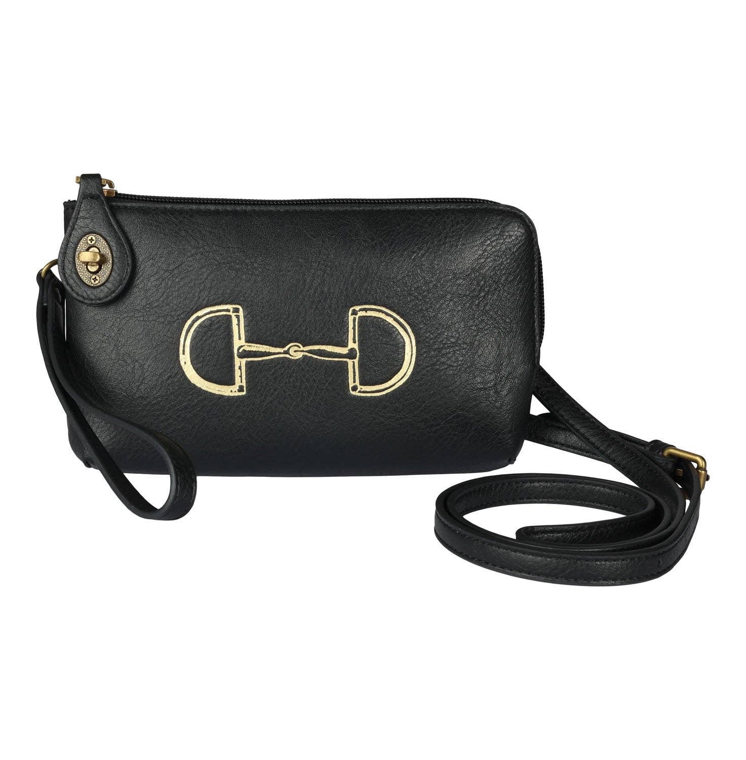 AWST Intl - Wholesale Crossbody Bag - Women's - AWST Int'l Lila Vintage Snaffle Bit Clutch Crossbody Bag0
