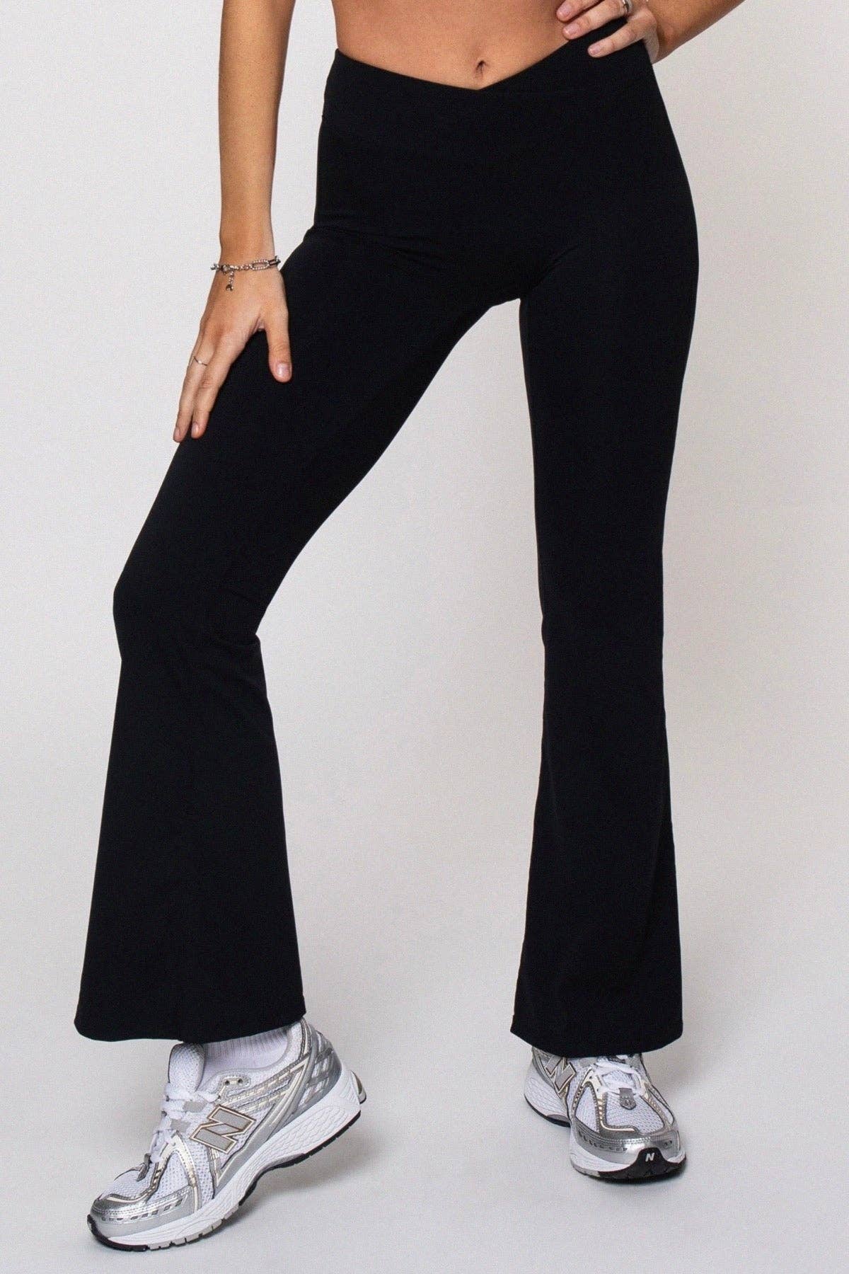 Utopie Flare Pants in Black for wholesale on Faire