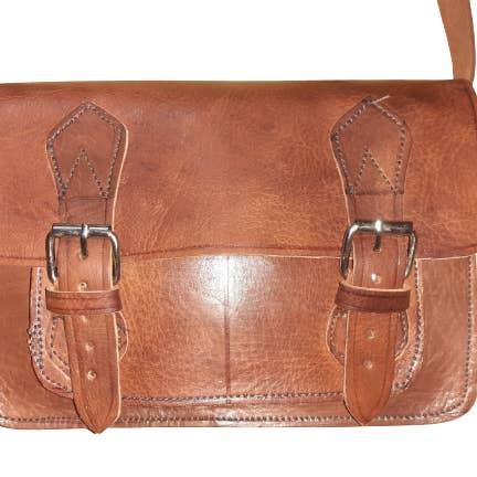 Bag with two buckles L for wholesale by Hecho a mano