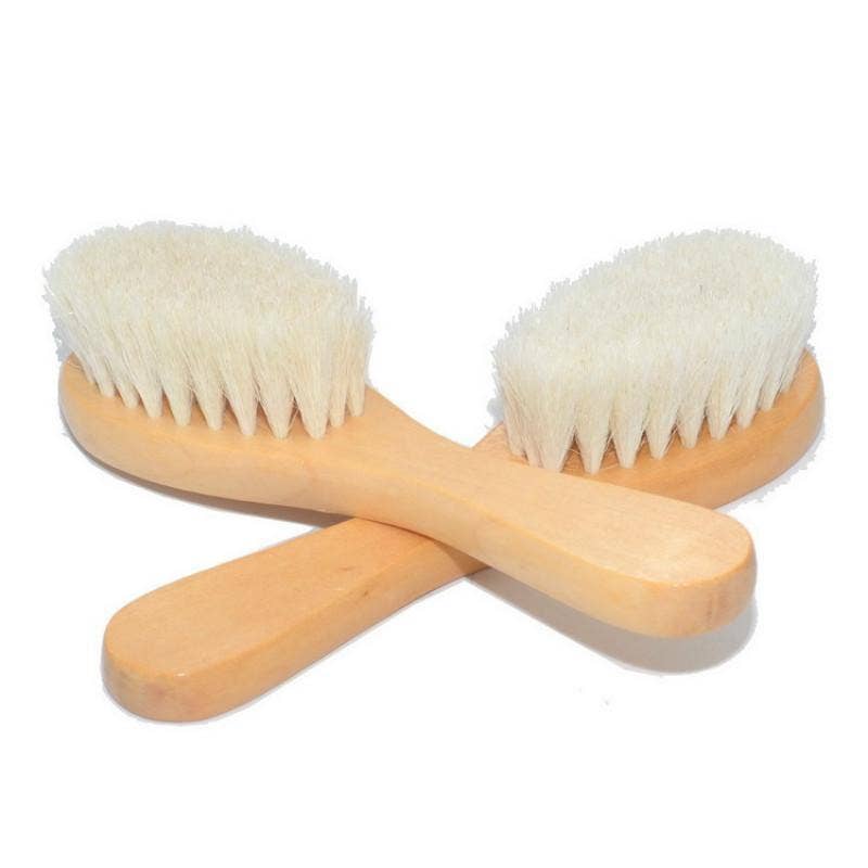KiddieKickz - Wholesale Hair Brush/Comb - Kids & Baby - Baby Care Pure Natural Wool Wooden Brush Comb3