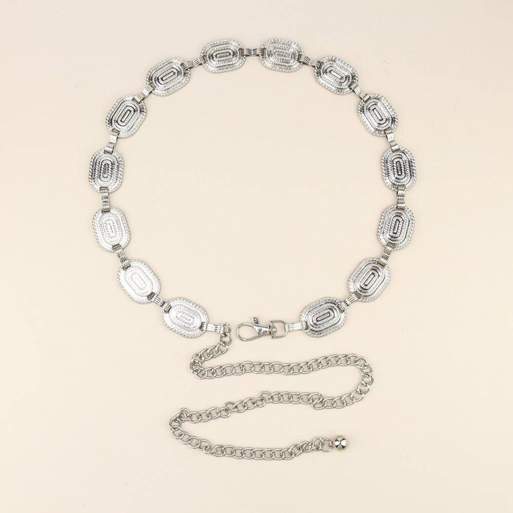 SALINA TRADING INC – Großhandel Gürtel – Damen – Metallkettengürtel mit Schmetterlings- und Herzdesign33