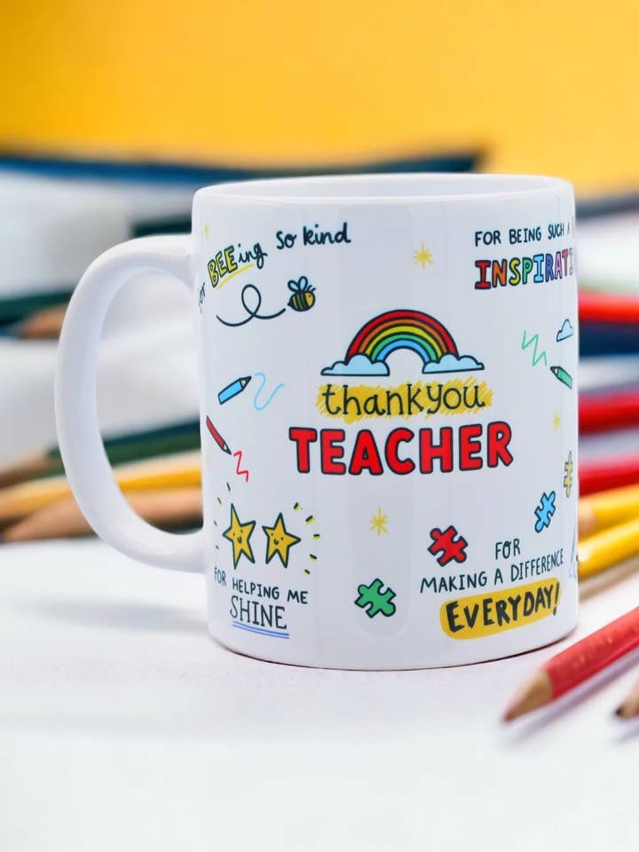 Thank you Teacher Mug | Best Teacher Gift | Mentor Gift for wholesale by Feel Good Gift co.