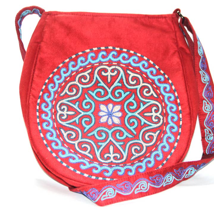 Mongulai – Großhandel Umhängetasche - Damen – Kazakh bestickte Tasche1