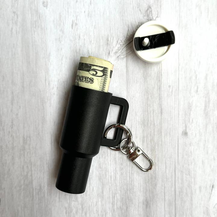 iconic mi - Vendita all'ingrosso Portachiavi - Unisex - Contenitore portachiavi Mini Tumbler nero