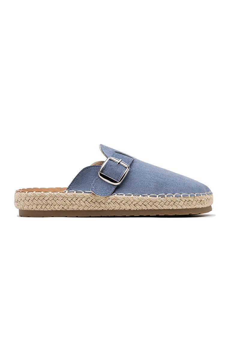 LADY GLORY - Vente Mules – femme - Mules espadrilles avec boucle – Élégance décontractée11