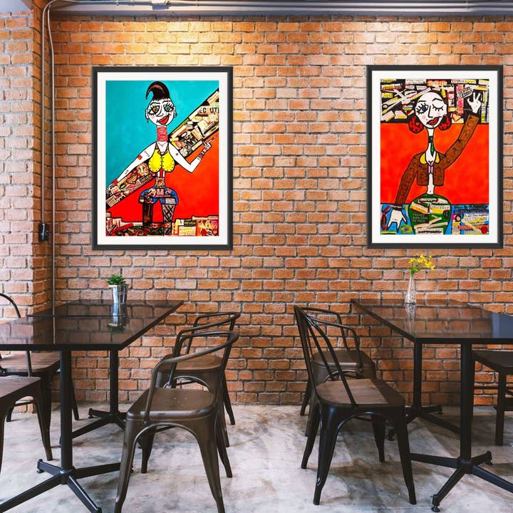 KJJ - Wholesale Art Print - JUANA the fighter. By KJJ3