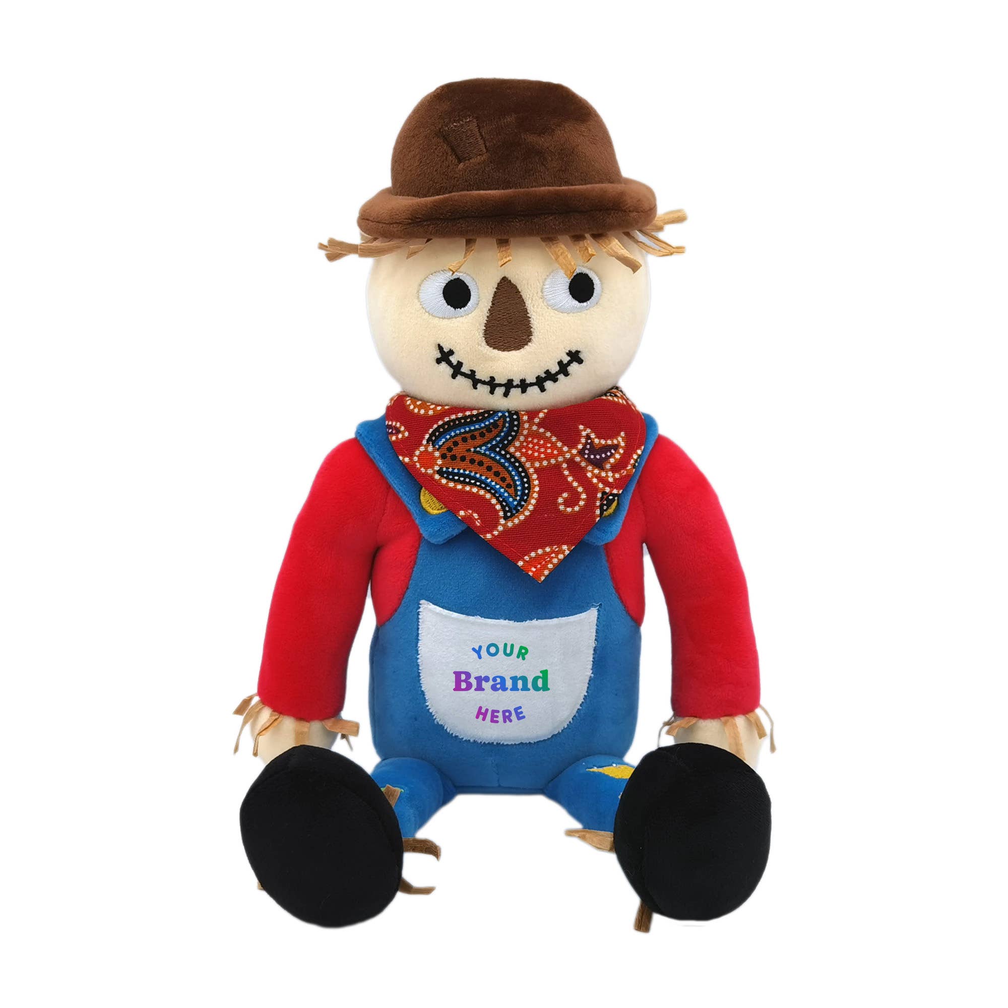 Plushology® by RGU - Wholesale Stuffed/Plush Toy - Kids & Baby - 9" Customizable Plush Scarecrow0
