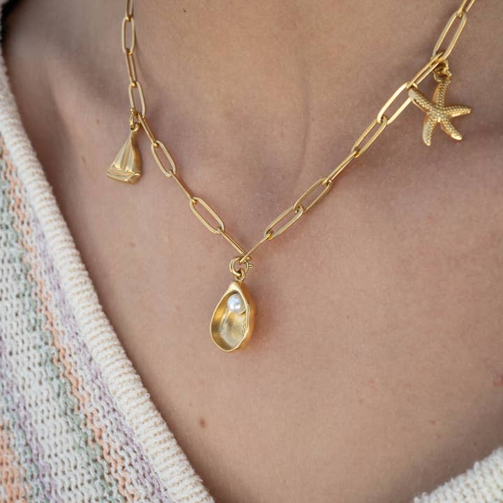 WJW - Wholesale Clasp - 18K Gold PVD Stainless Steel Charm Connector6