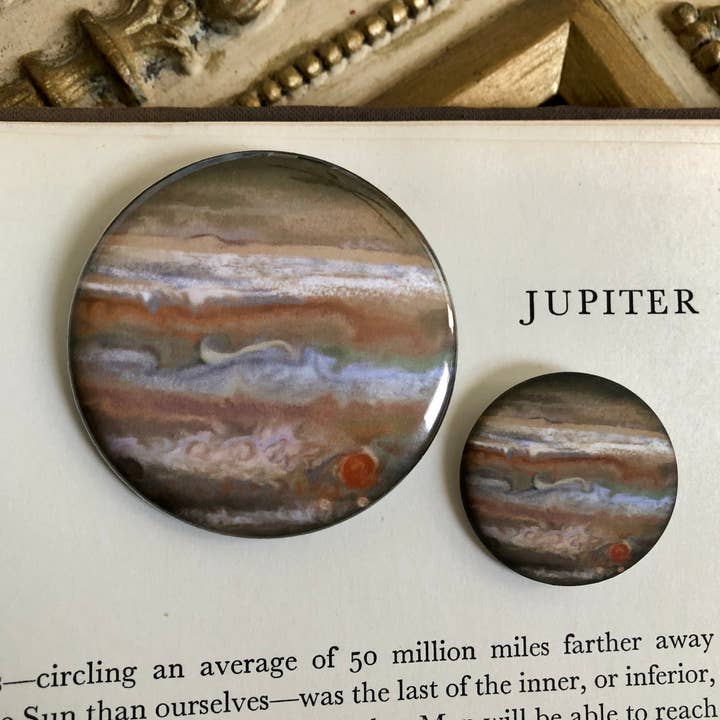 Broche planète Jupiter pour la vente par Hollowdolls