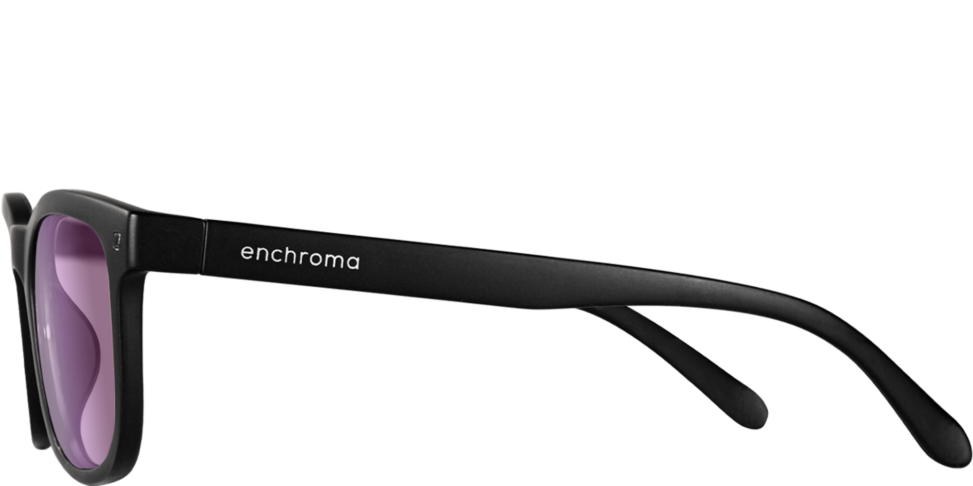 enchroma 色弱補正眼鏡 室内用 Grayson Grayson Matte Black Outdoor Deutan Plano