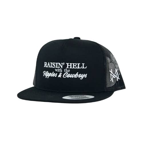 The Mad Hatter Co - Wholesale Trucker Hat - Unisex - MHC Raising Hell with the Hippies and Cowboys