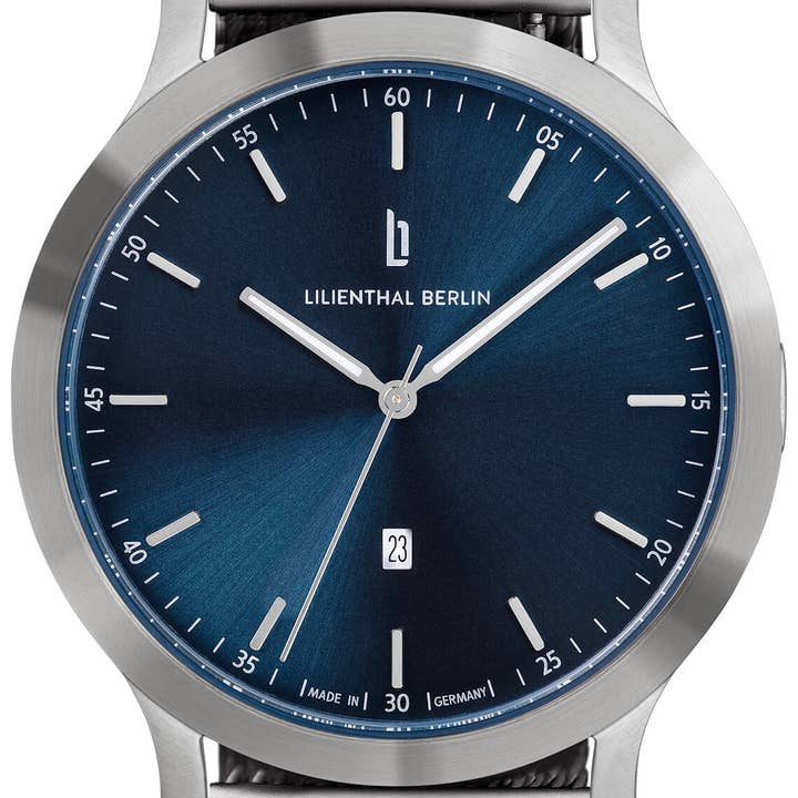 Lilienthal Berlin - Wholesale Wrist Watch - Men's - Huxley Silver Blue