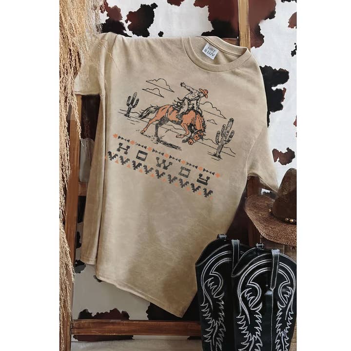 HRTandLUV - Wholesale T-Shirt (Graphic) - Women's - HOWDY MINERAL GRAPHIC TEE0