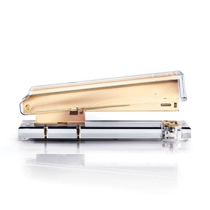 Acrylic + Gold Stapler for wholesale by russell+hazel