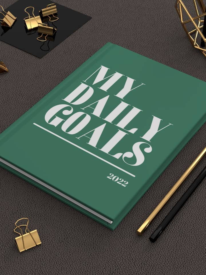 My Daily Goals, diario con copertina per la vendita all'ingrosso da parte di Lolita K Studio