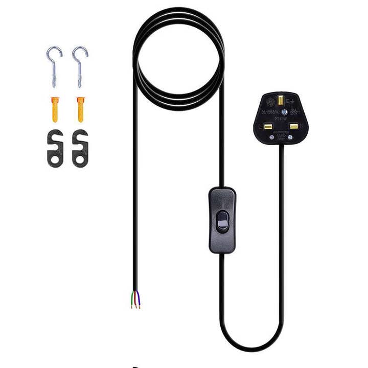 Ledsone - Wholesale Chandelier/Hanging Light - E27 Plug in Black Light Socket Cord Ceiling Hanging Lights~45487