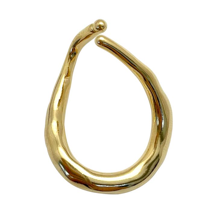 Twist Gold Ear Cuff for wholesale by Artynkitsch