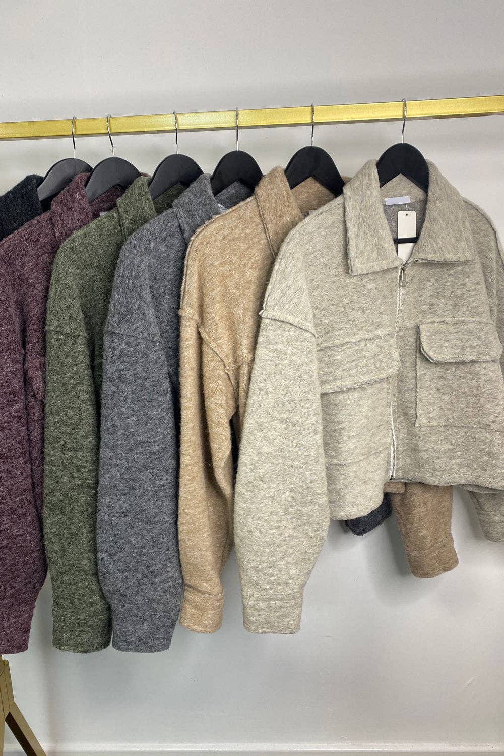 My Winners Direct - Vendita all'ingrosso Giacca - Donna - Giacca Liane in lana con zip e tasche0