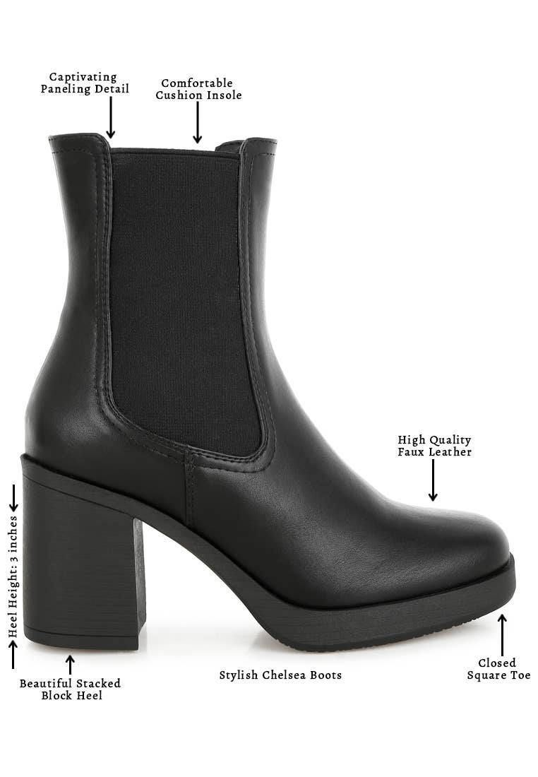 Rag Company - Wholesale Chelsea Boots - Women's - Scuala Faux Leather Chelsea Boots9