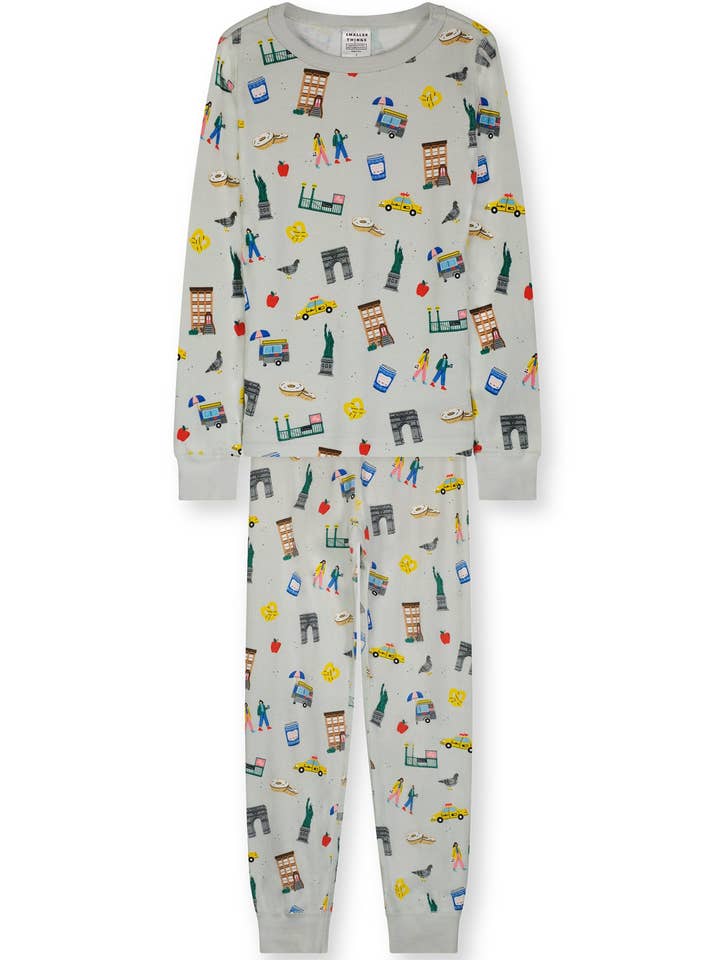 SMALLER THINGS - Wholesale Sleepwear Set - Kids - Goodnight, New York City ๐0