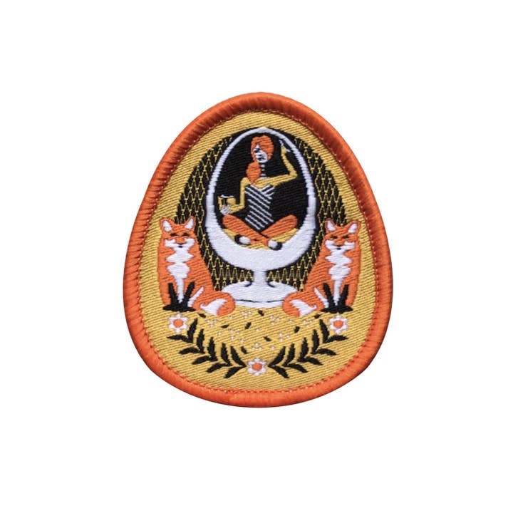 A Well-Protected Lass Patch in Golden Egg for wholesale by Blue Platypus