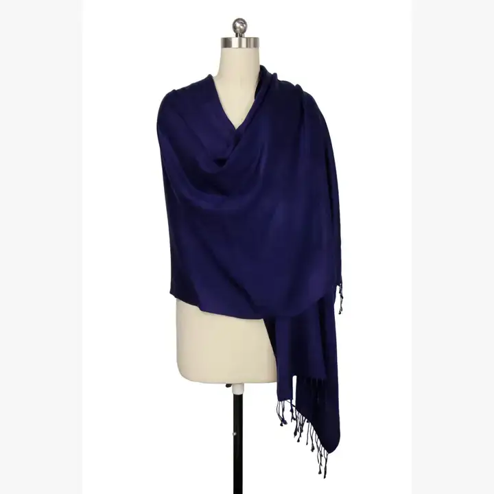 SAACHI - Wholesale Scarf - Women's - Cashmere Silk A Scarf With Eyelash Fringe26