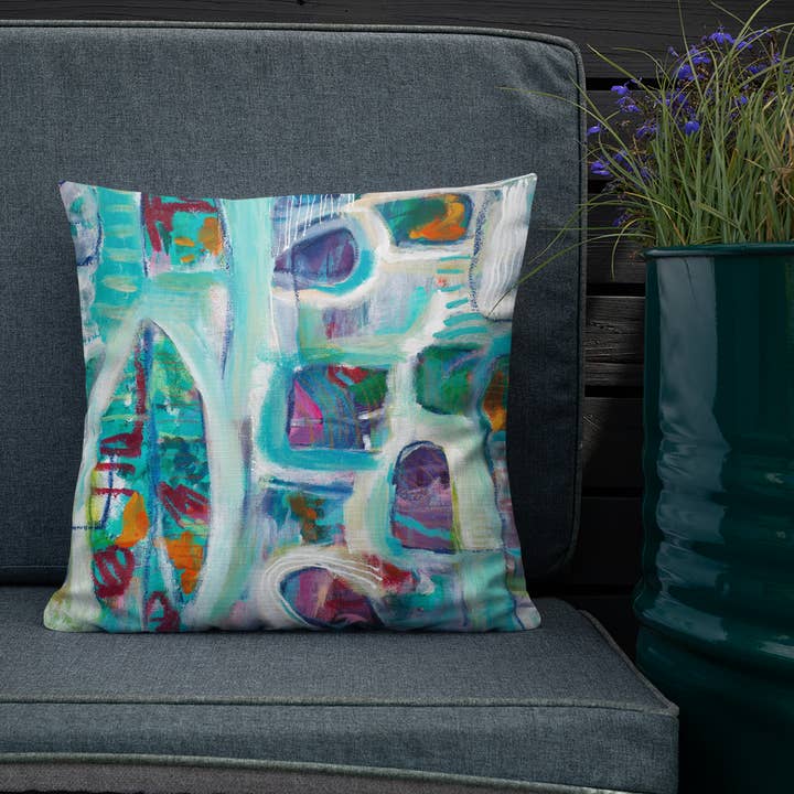 Sheri Biritz Studio - Wholesale Throw/Decorative Pillow - Coracle | Premium Pillow3