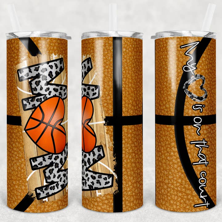 20oz Tumbler | Basketball Mom for wholesale by The Sign Factory TX