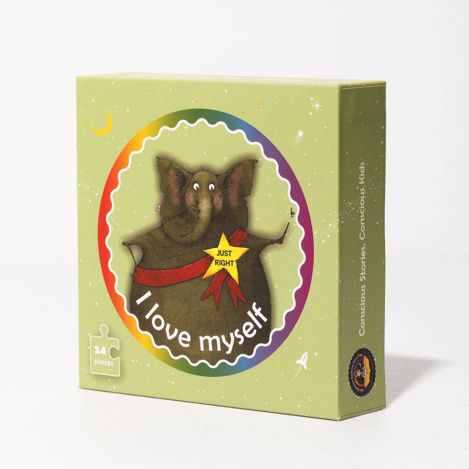 Conscious Stories - Wholesale Puzzle - Kids - The Elephant Who Tried to Tiptoe Puzzle (24 pcs)0