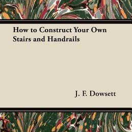 Books by splitShops - Wholesale Book - Adult - How to Construct Your Own Stairs and Handrails - Paperback