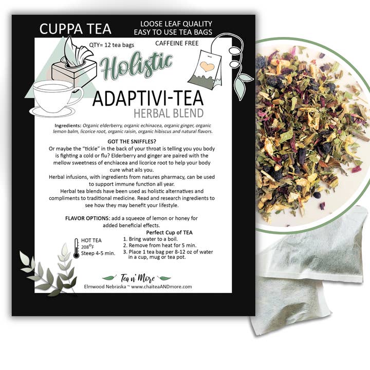 Holistic Adaptivi-TEA CUPPA Tea for wholesale by Tea n' More