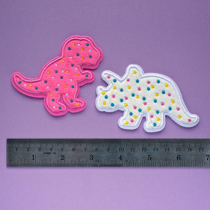 LuxCups Creative - Wholesale Patch - Dino Cookie Patch Set5