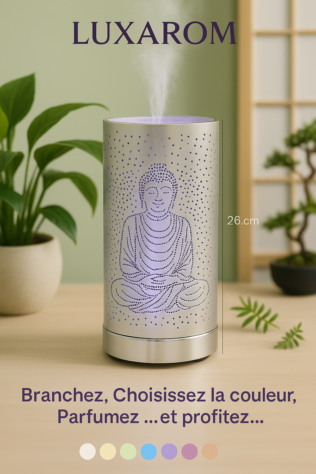 Luxarom - Wholesale Fragrance Warmer - Buddha LED Fragrance Diffuser1