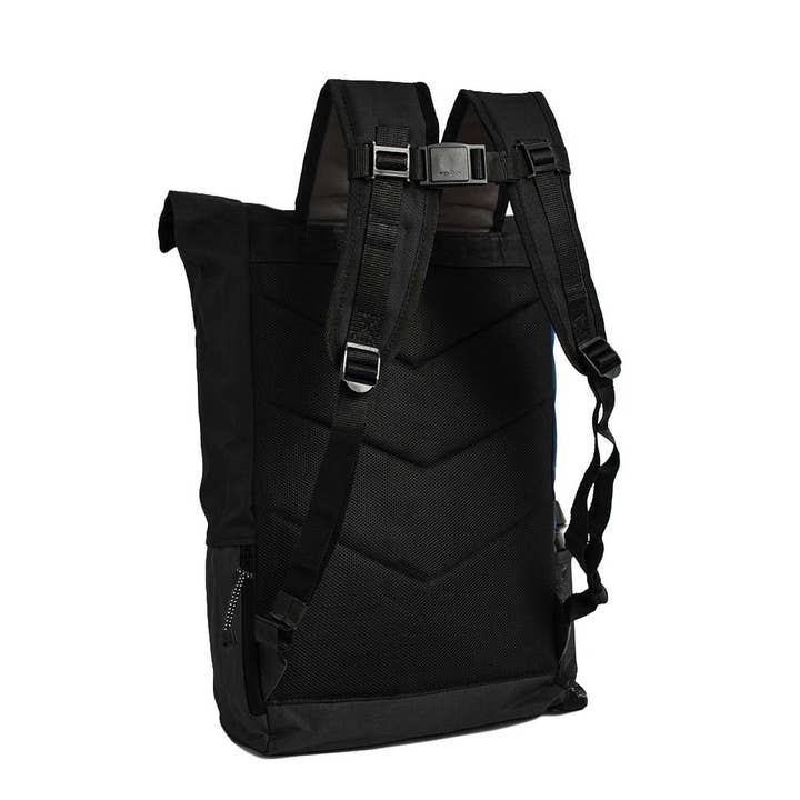 Norfee Industries: The HAZ Roll Top Backpack (Black) for wholesale by Mango Bikes