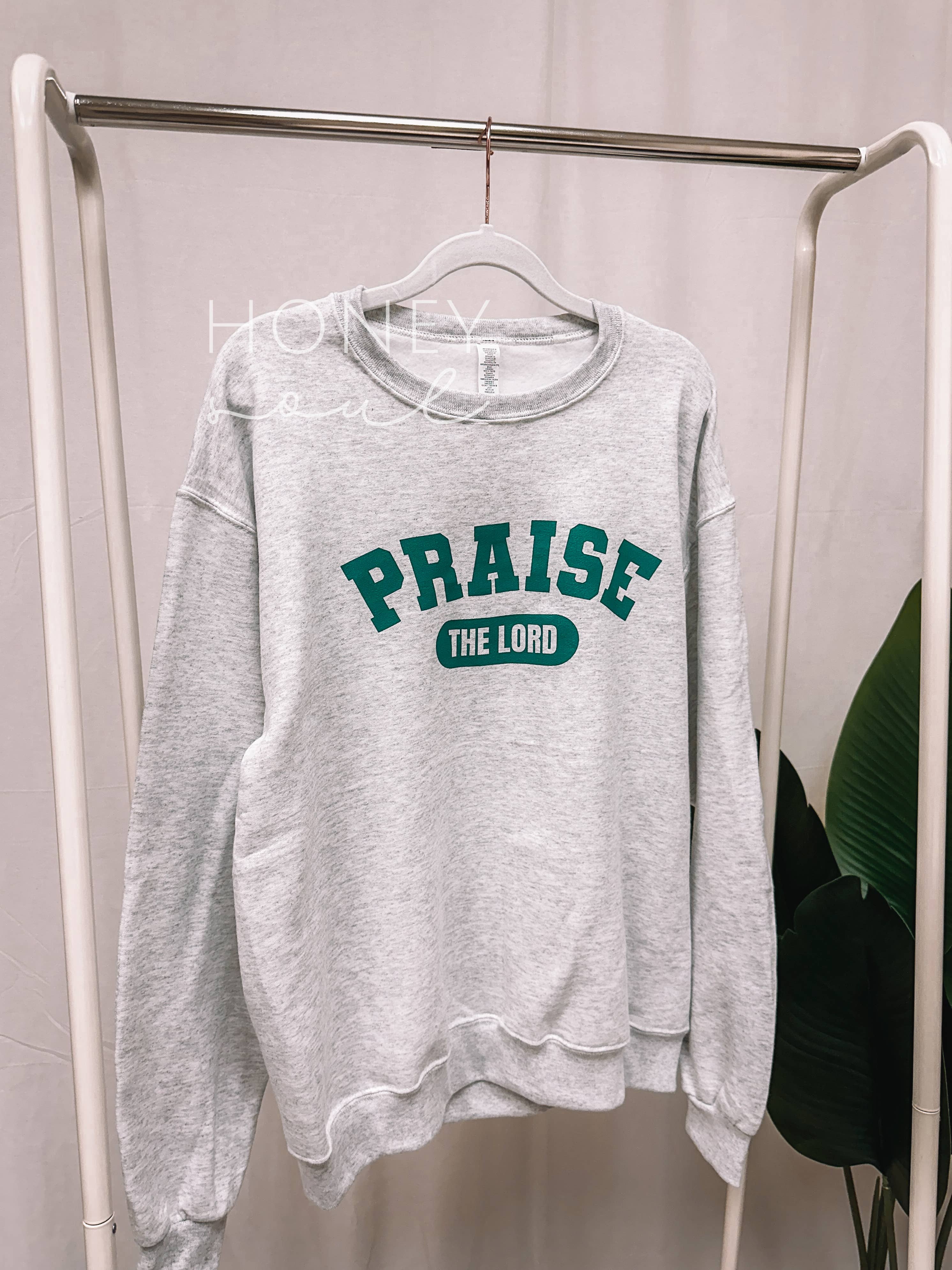 Honey Soul LLC - Wholesale Graphic Sweatshirt - Women's - Praise The Lord Graphic Screen Print Sweatshirt3