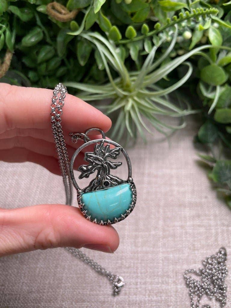 Copper Ashes - Wholesale Pendant/Charm Necklace - Crystal Tree of Life Necklace4