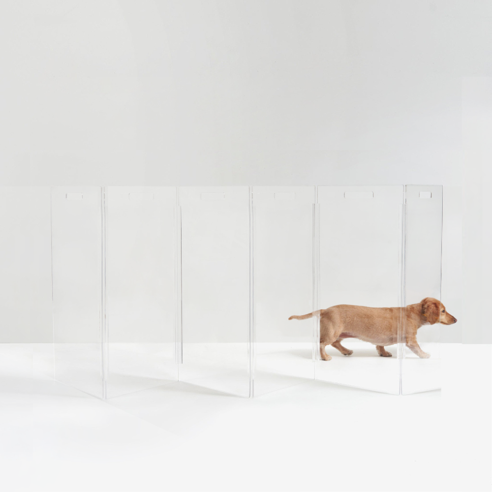 Hiddin - Wholesale Pet Folding Gate - Dog - Tall Zig Zag Gate0