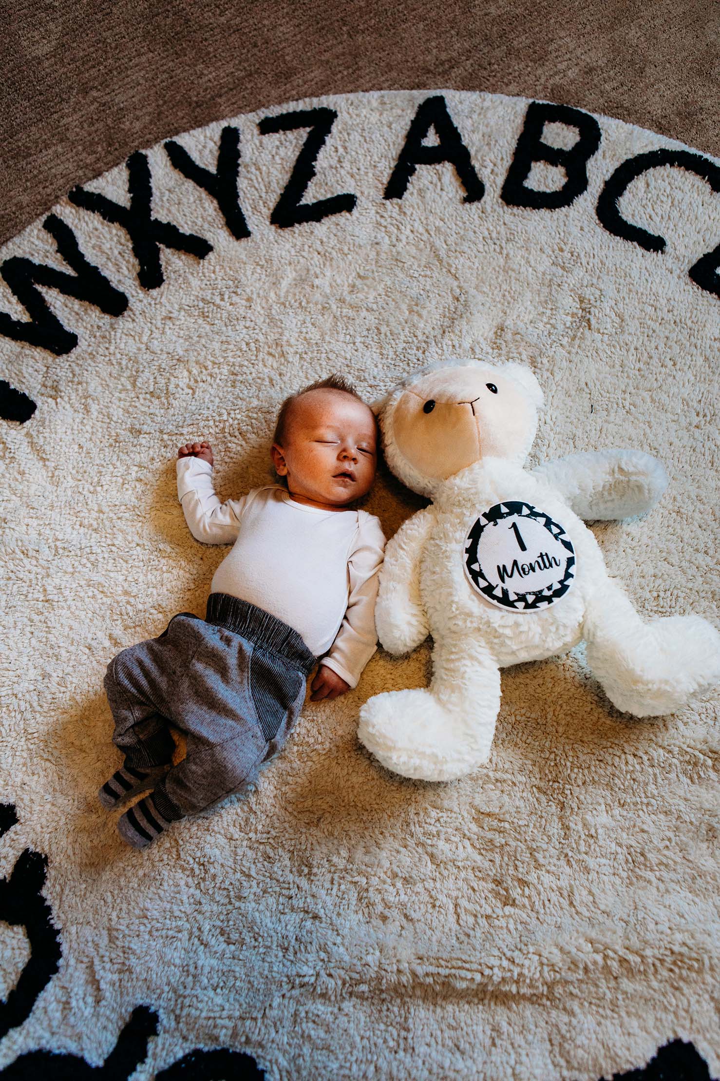 Grow With Me Baby Co - Wholesale Stuffed/Plush Toy - Kids & Baby - Baby Monthly Milestones, Lamb Stuffed Animal5