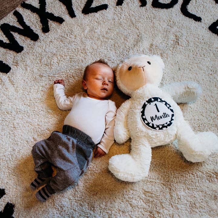 Grow With Me Baby Co - Wholesale Stuffed/Plush Toy - Kids & Baby - Baby Monthly Milestones, Lamb Stuffed Animal5