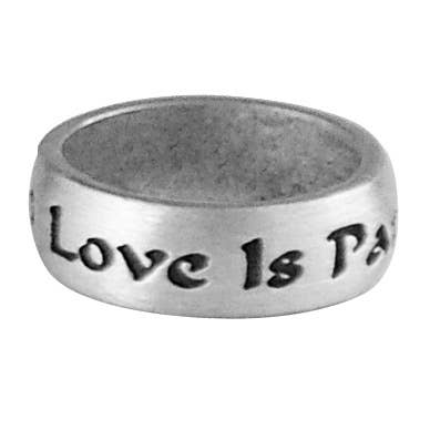 Pewter Message Rings for wholesale by Abbey + CA Gift