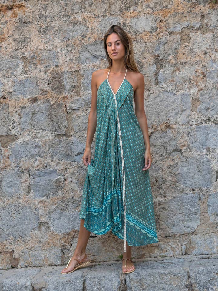 Pampita Island - Wholesale Dress - Women's - KIMURA PRINT1